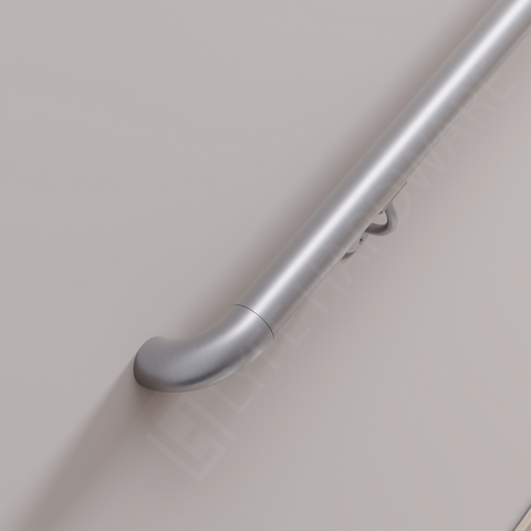 Custom Brushed Stainless Steel Handrail Kit (with Wall Returns)
