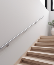 Custom Brushed Stainless Steel Handrail Kit (with Wall Returns) – Lyfe ...