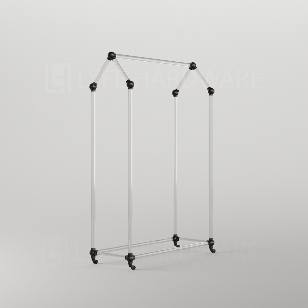 Rolling Rack Hardware Acrylic Rolling Rack – Lyfe Hardware